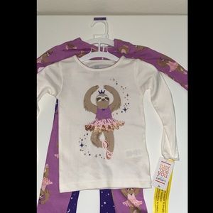 Cute two piece toddler pajamas